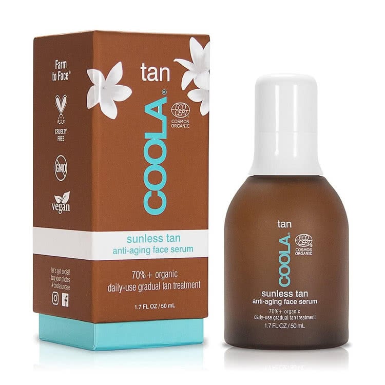 Coola Sunless Tan anti aging face serum