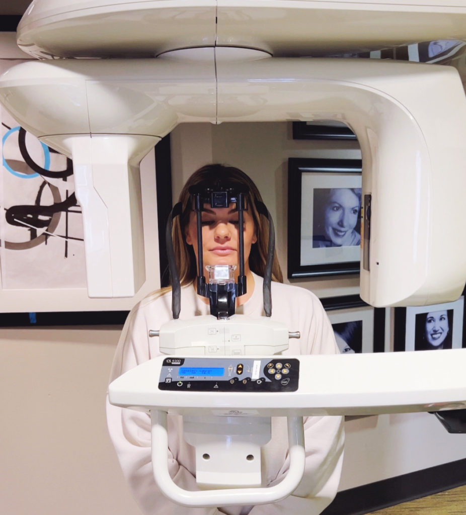 Cone-beam computed tomography (CBCT)  scan