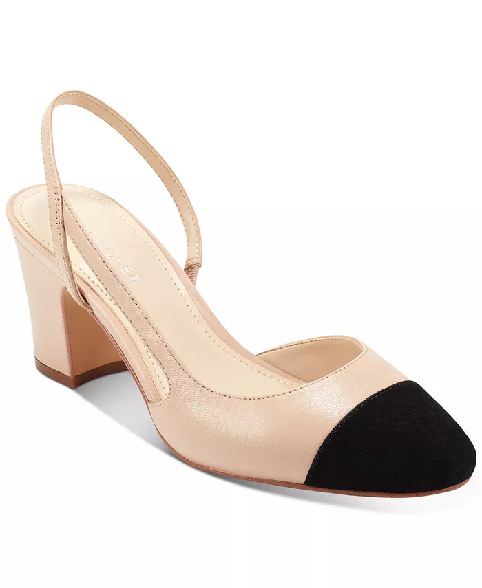 Marc Fisher Chanel inspired sling back dupe