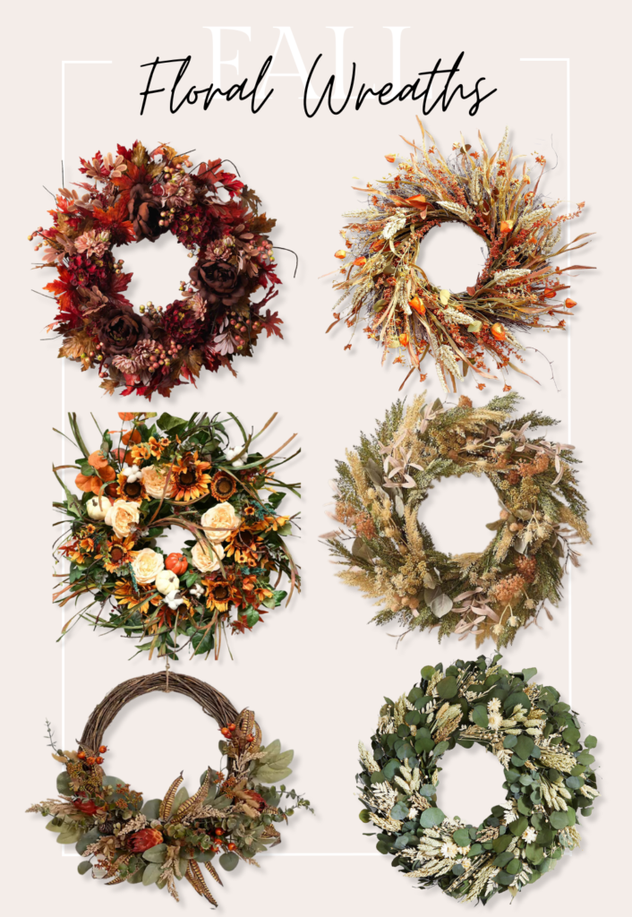 Floral Fall Wreaths