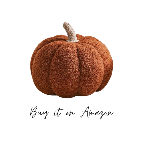 pumpkin shaped pillow