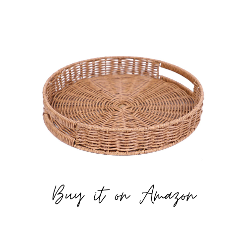 wicker tray