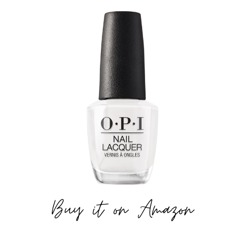 white opi nail polish short holiday nail ideas