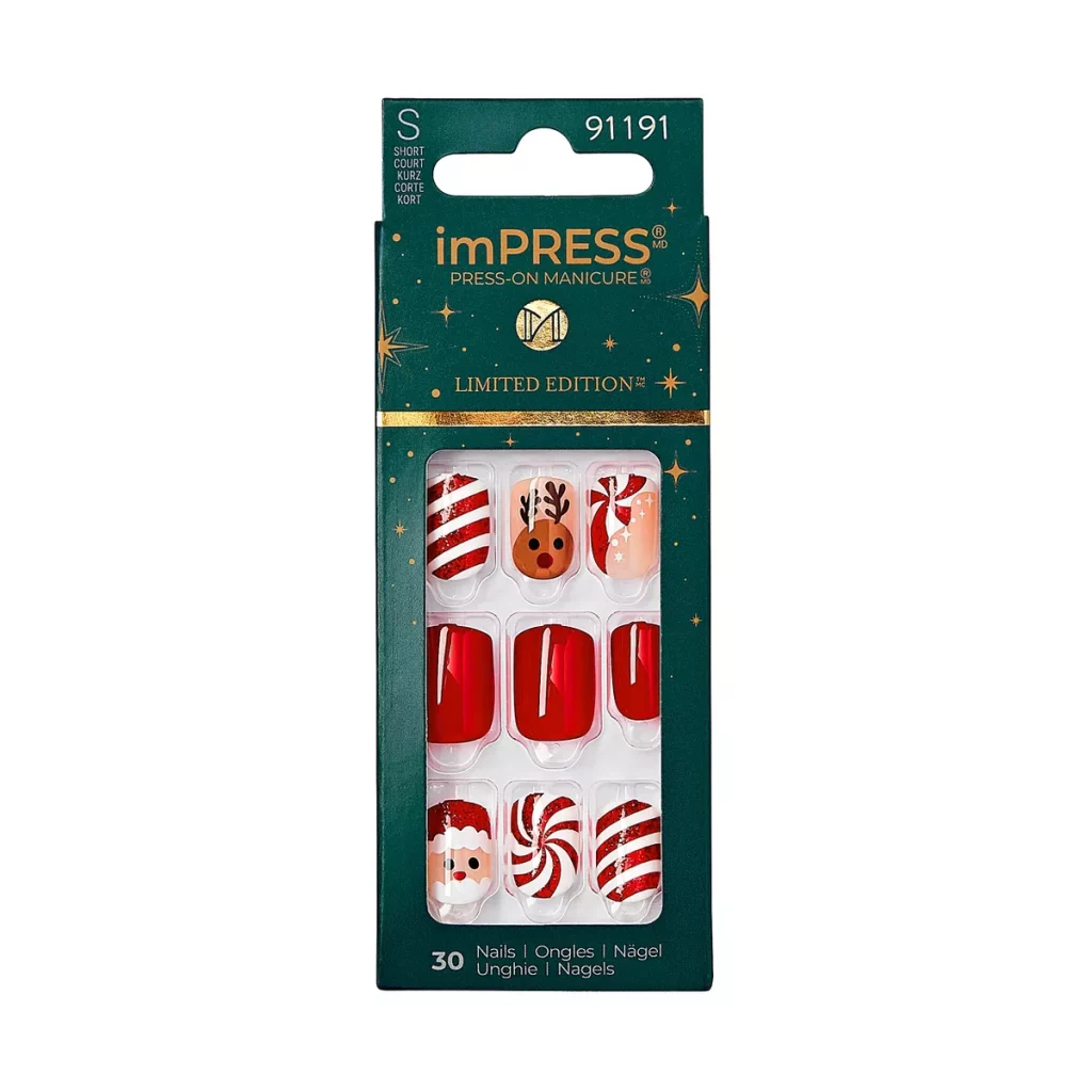 Kiss impress holiday nails