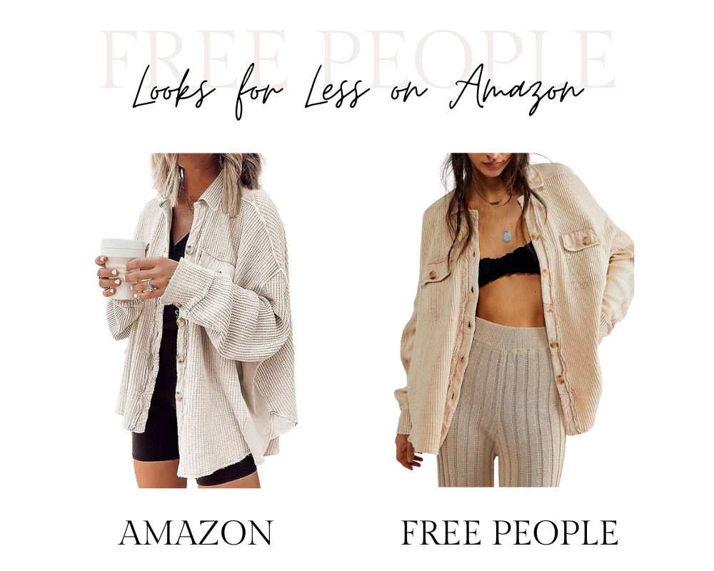 Free people corduroy jacket dupe