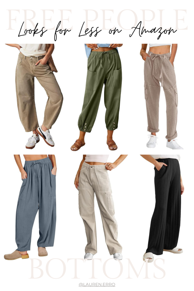 Free People Inspired Pants on Amazon