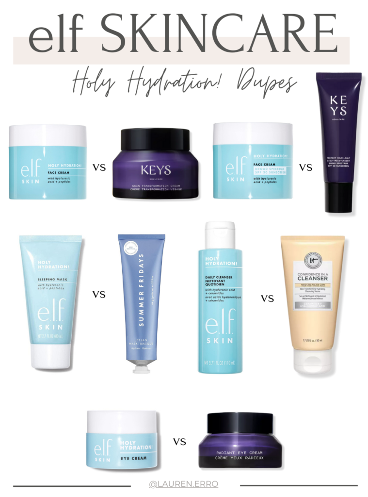 elf Skincare Dupes | Holy Hydration Dupes