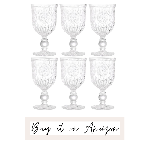 crystal goblets