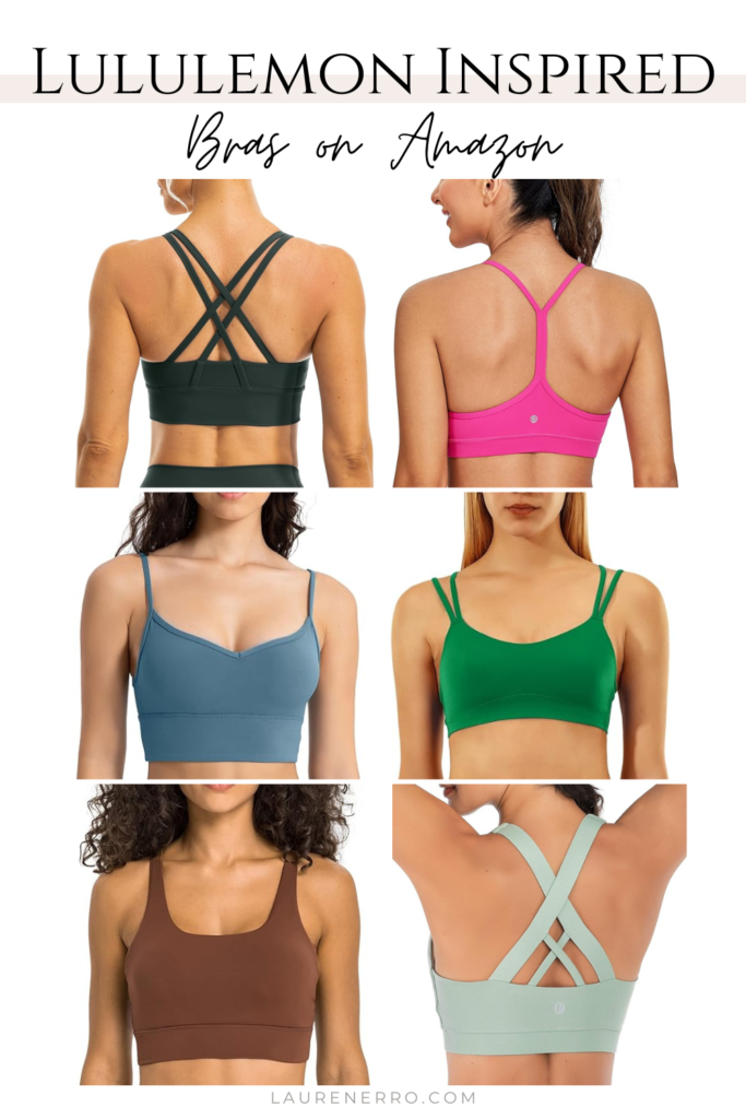 Lululemon Activewear Dupes - Bras