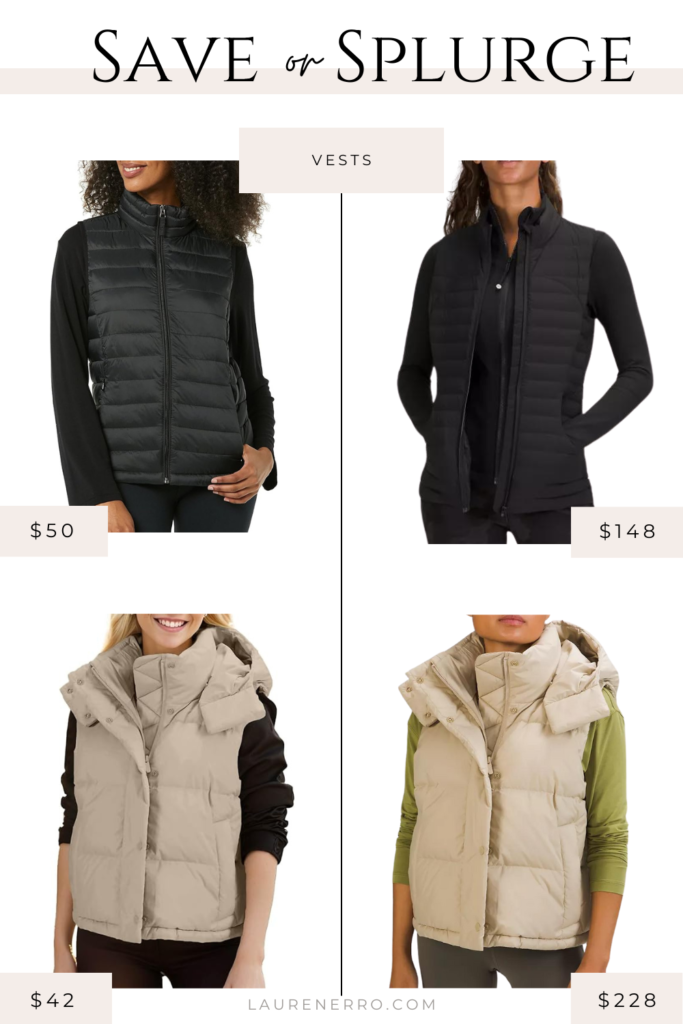 Winter Lululemon dupes - Vests