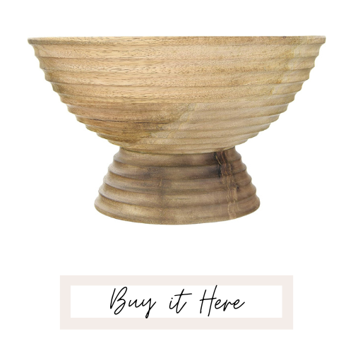 decorative wood bowl