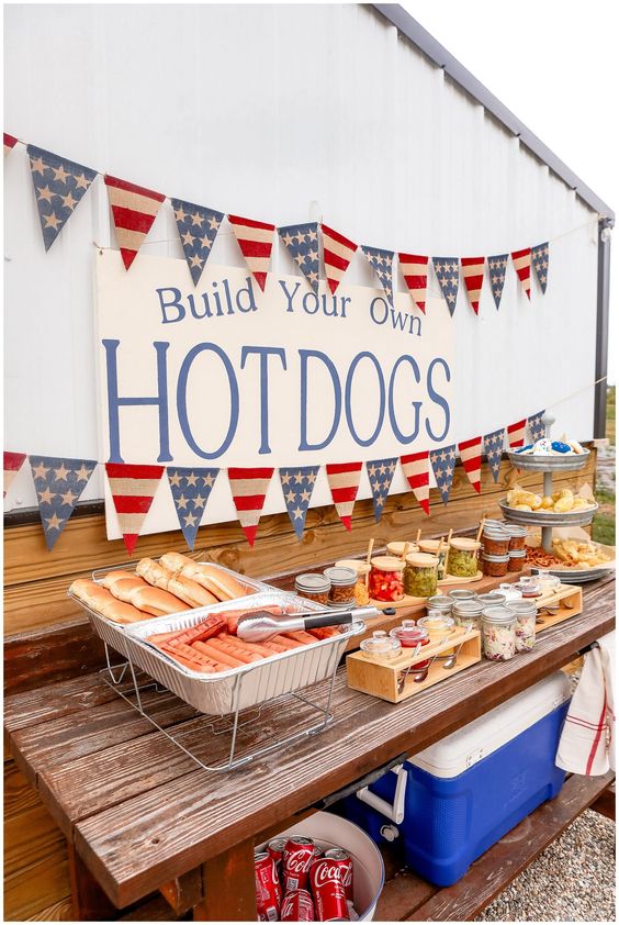 hot dog stand