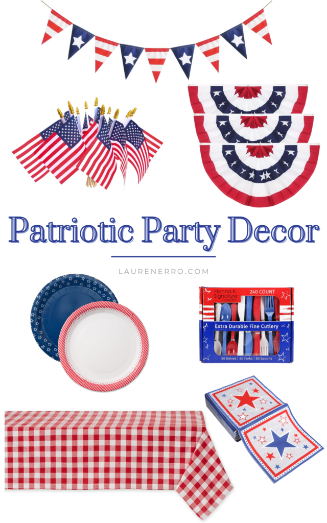 Patriotic party decor