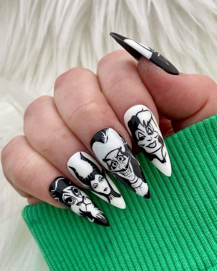 34 Disney Villains Nail Ideas