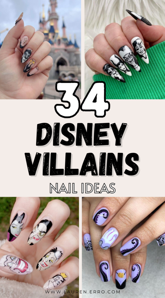 Disney Villains nail ideas