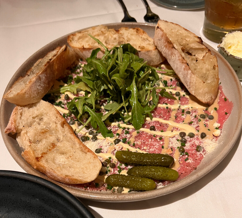 The Carpaccio at SNOB in Charleston, South Carolina 