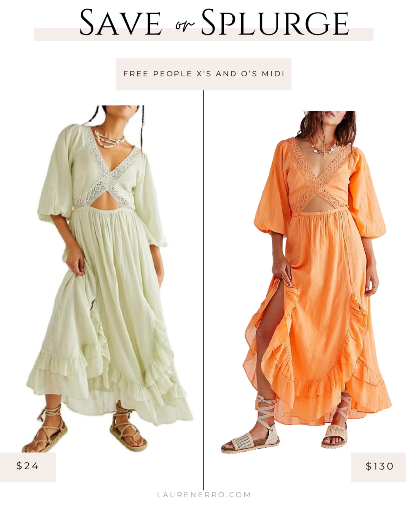 Free People midi dress