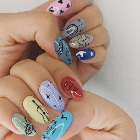 Taylor Swift Nail Ideas